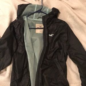 hollister rain coat